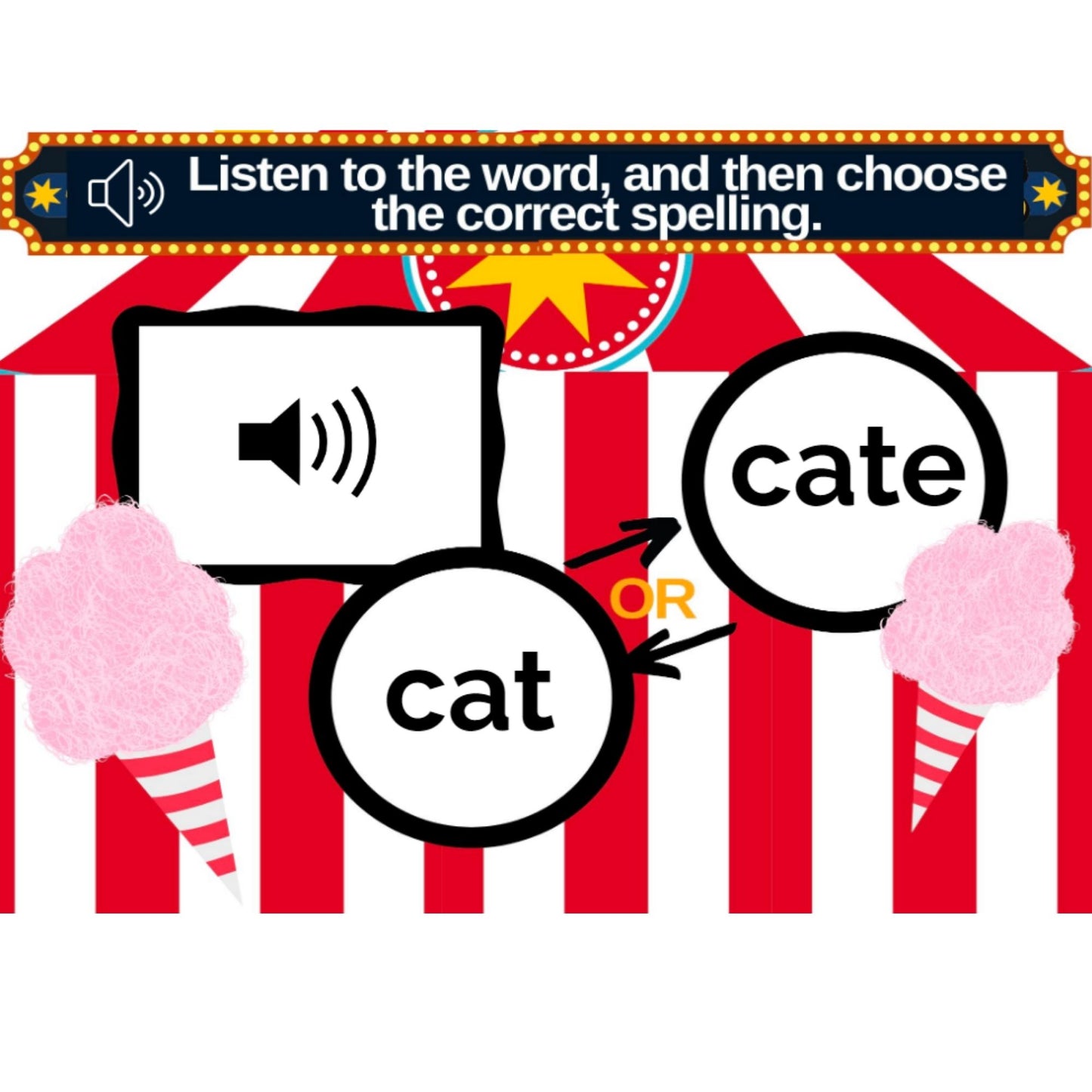CVCe With Letter A Digital Activity