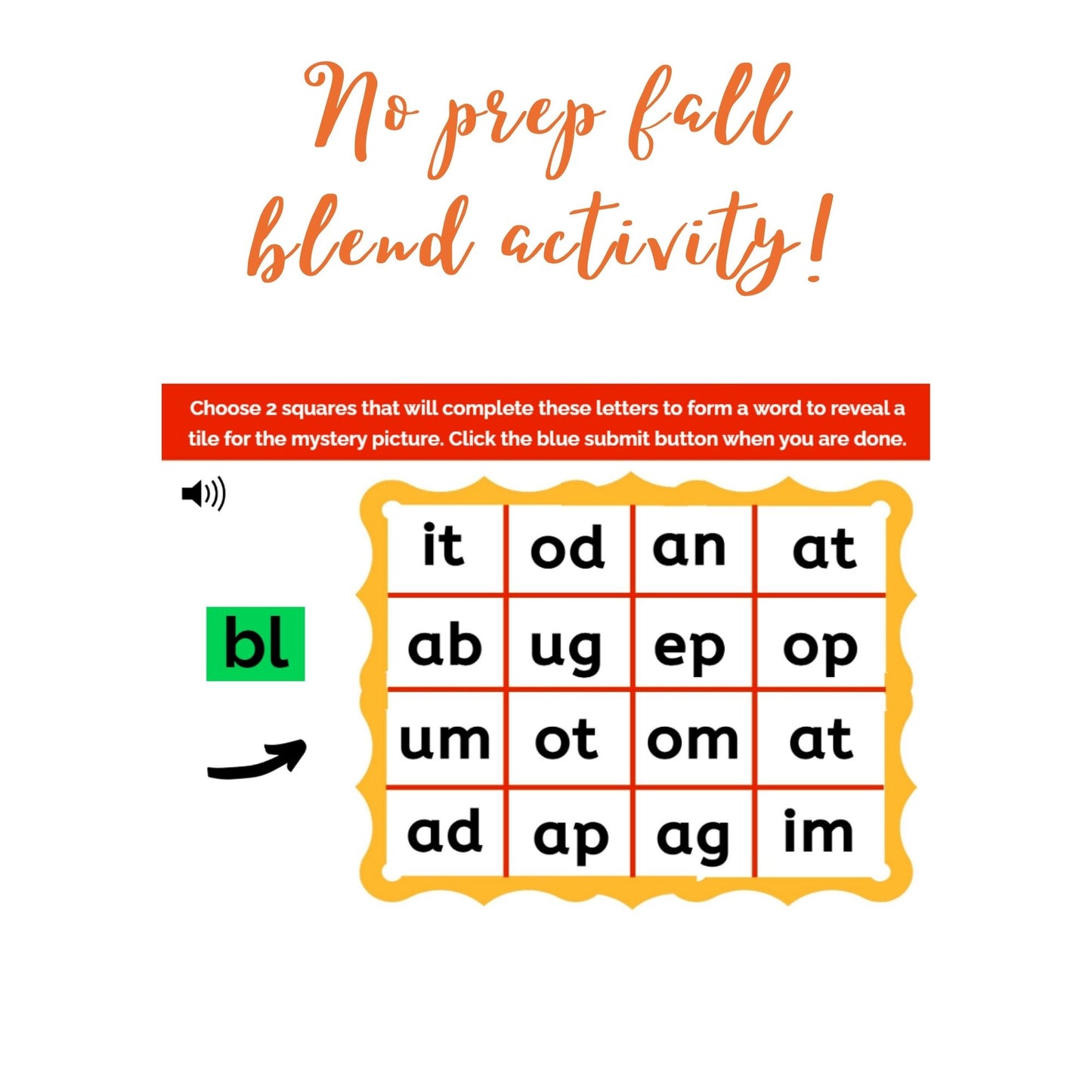Initial Consonant Blends Turkey Puzzle Digital Activity