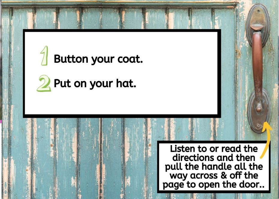 Following 2 Step Directions