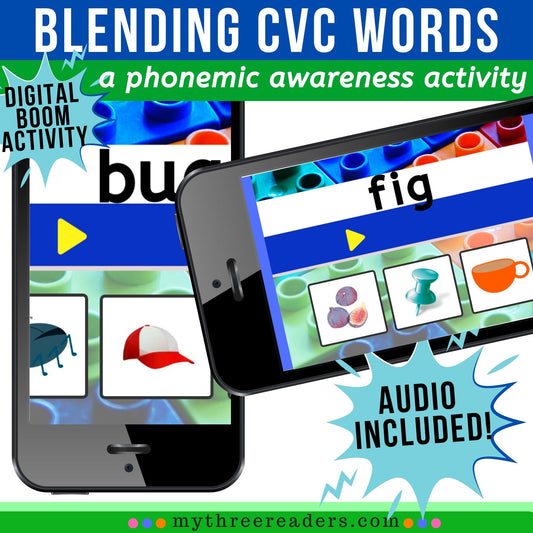Blending CVC Words Digital Activity