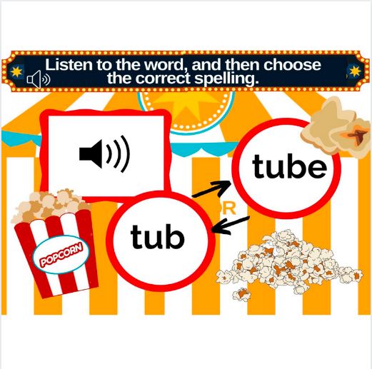 CVCe With Letter U Digital Activity