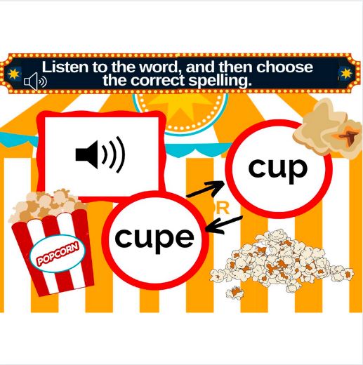 CVCe With Letter U Digital Activity