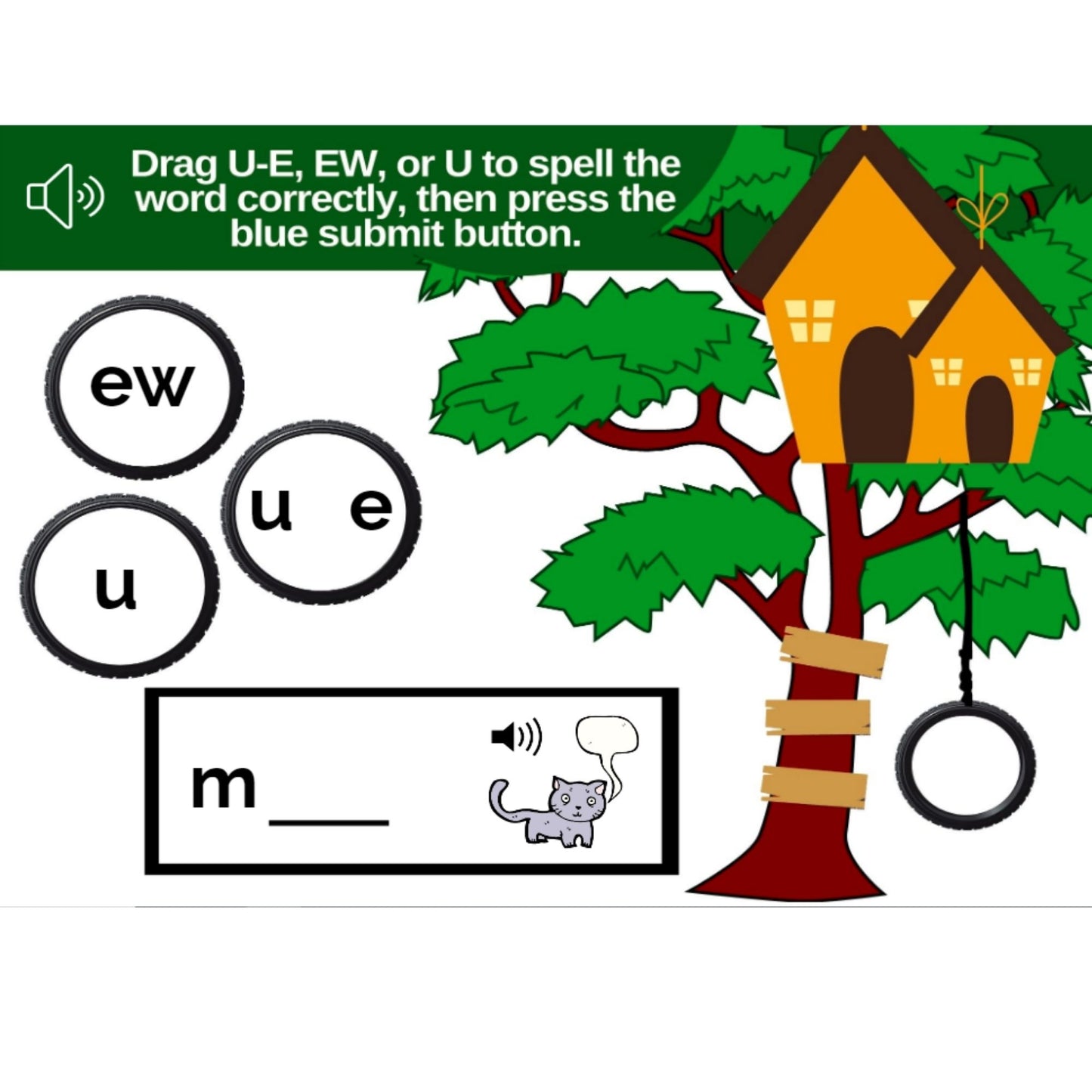 /YU/ sounds (like CUBE) Vowel Teams (EW, U-E, or U) Digital Activity