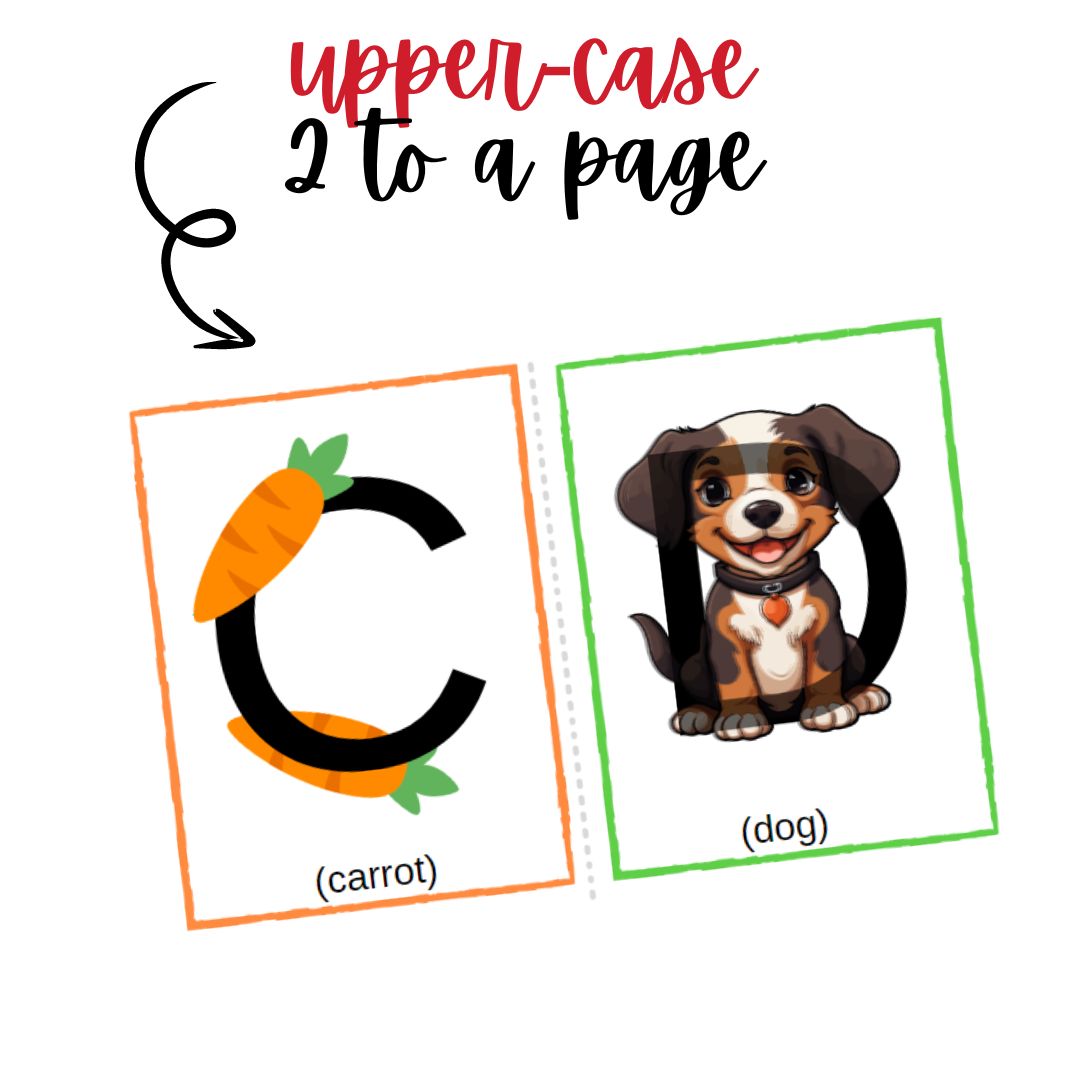 Mnemonic Alphabet Cards - 7 Full Card Sets