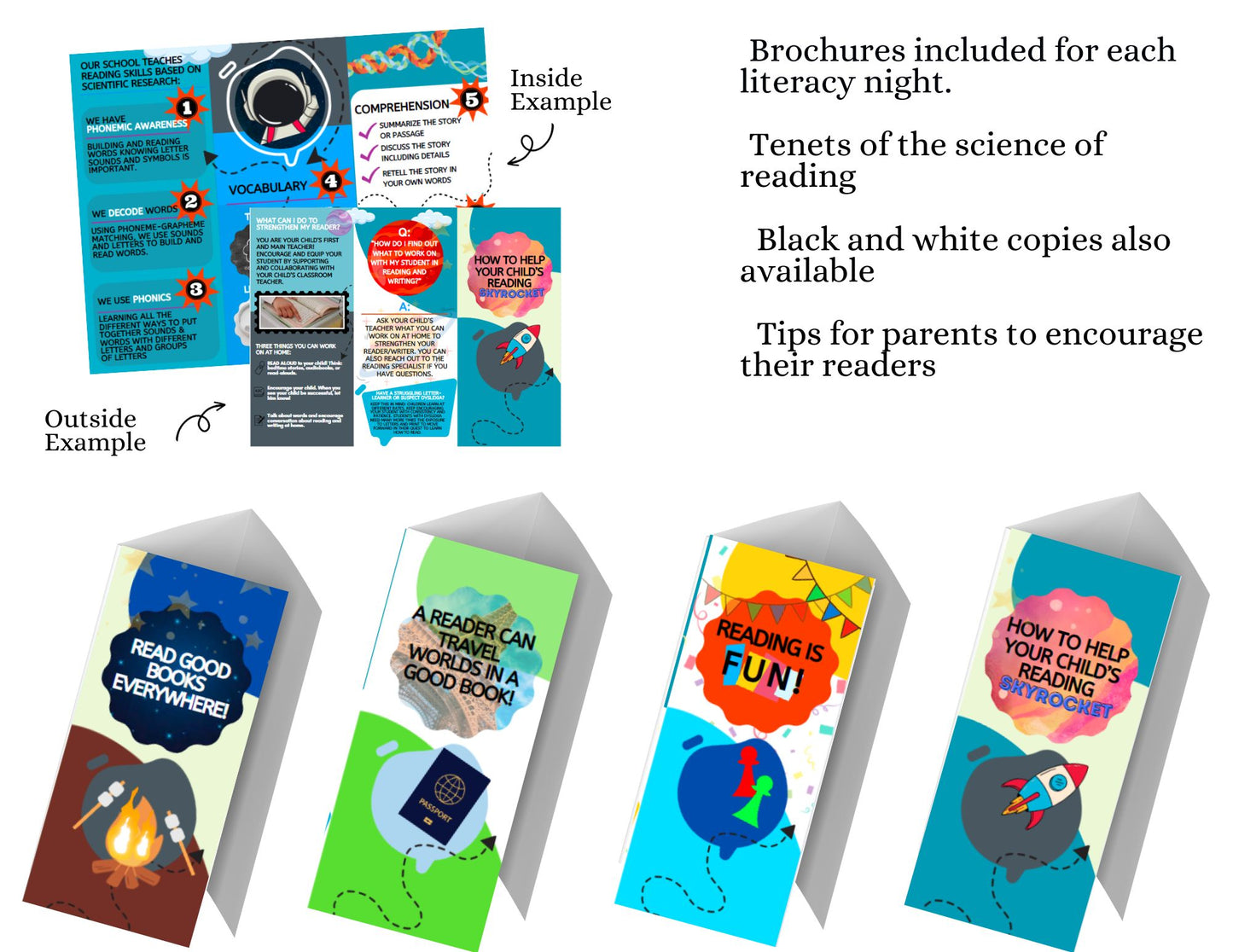 Literacy Night BUNDLE! 4 Literacy Nights Included