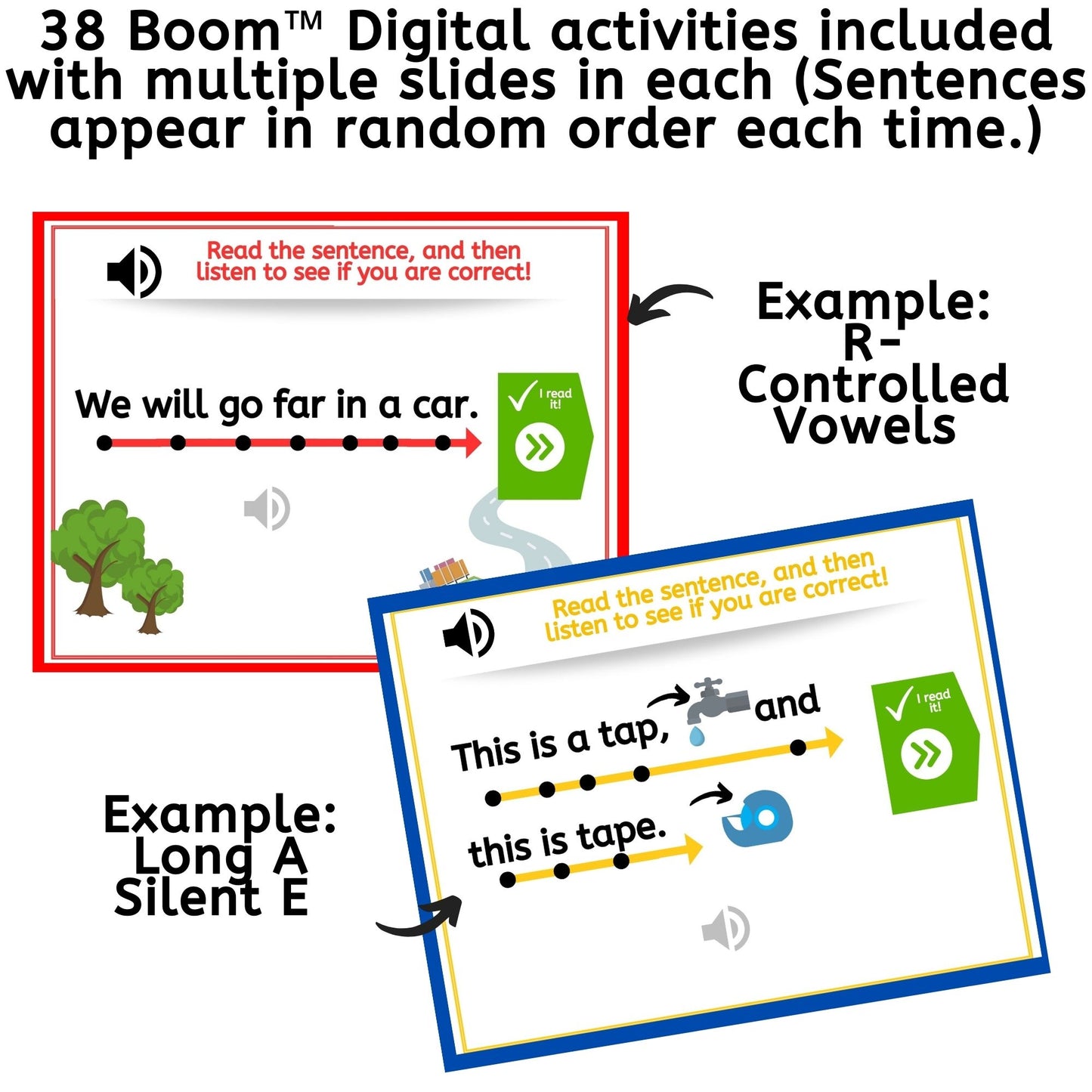 Decodable Sentences Bundle - Printables & Digital Boom™ Activities