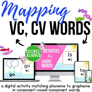 Mapping VC & CV Words