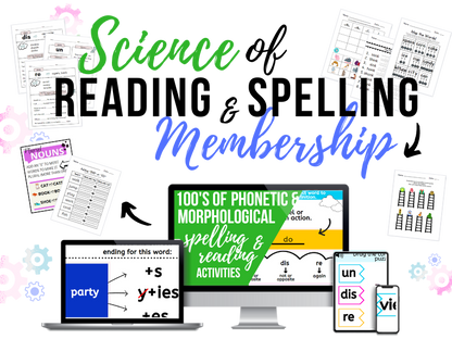 Membership Subscription with Science of Spelling Bundle