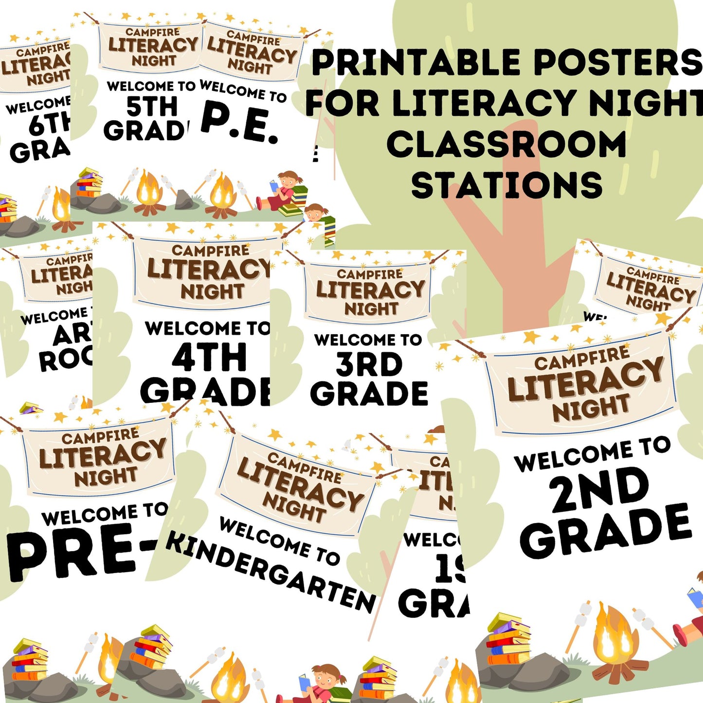 Campfire Literacy Night