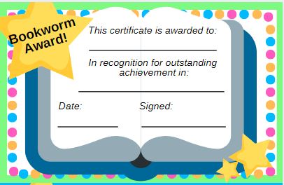 Printable Reading Certificates