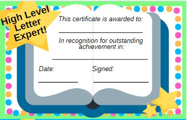 Printable Reading Certificates