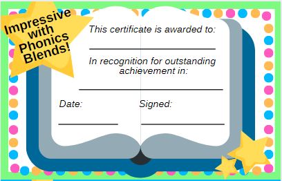Printable Reading Certificates