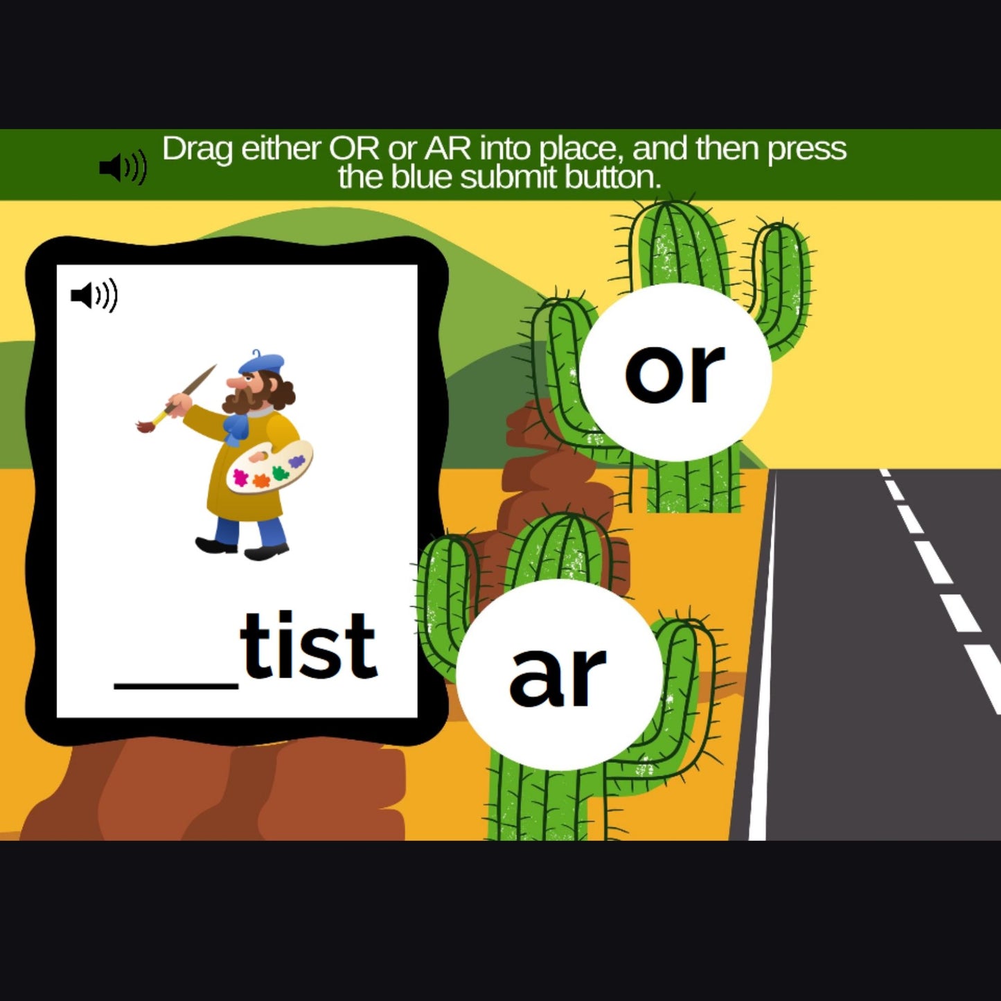 R Controlled Words with OR and AR Digital Activity