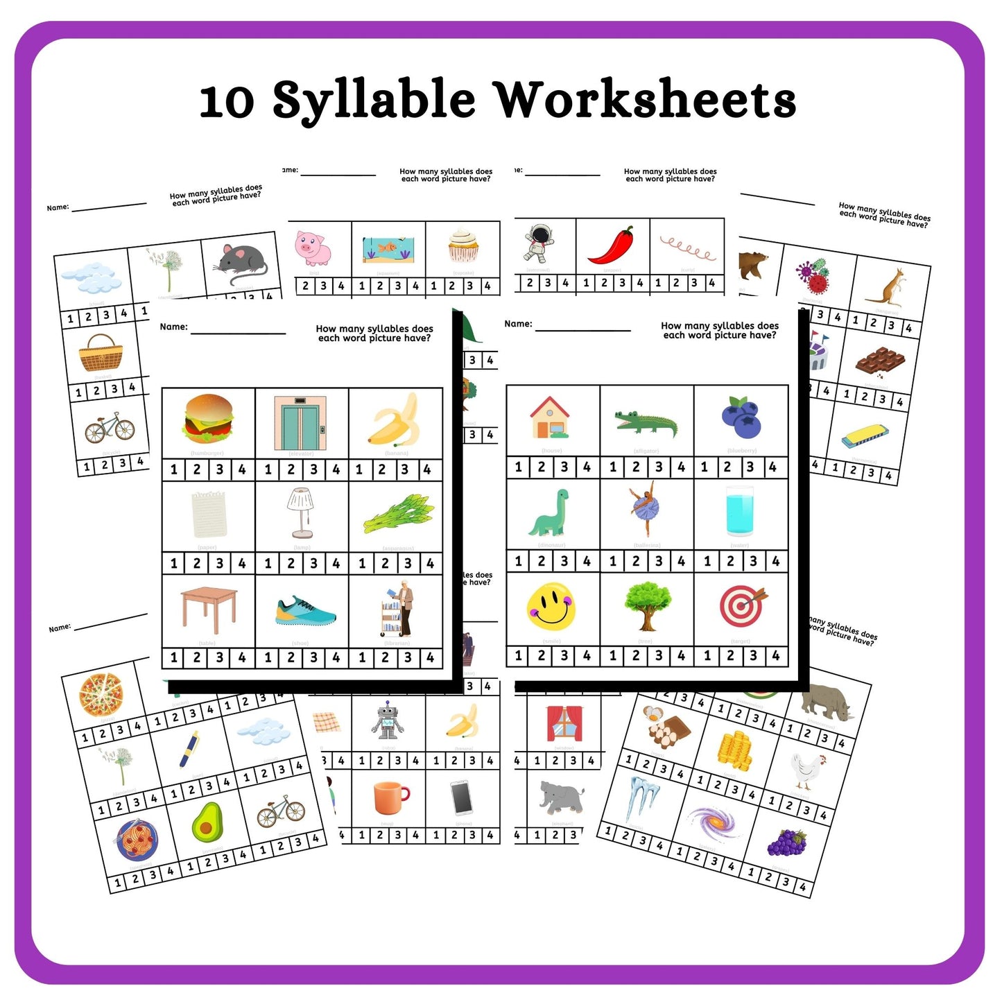 Syllable Activities for Phonemic Awareness Skill Building