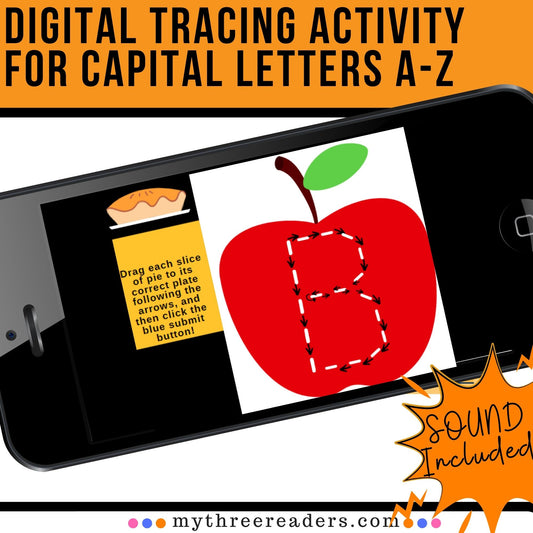 Tracing Uppercase Letters Digital Activity