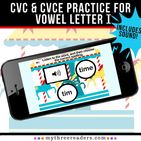 CVCe With Letter I Digital Activity
