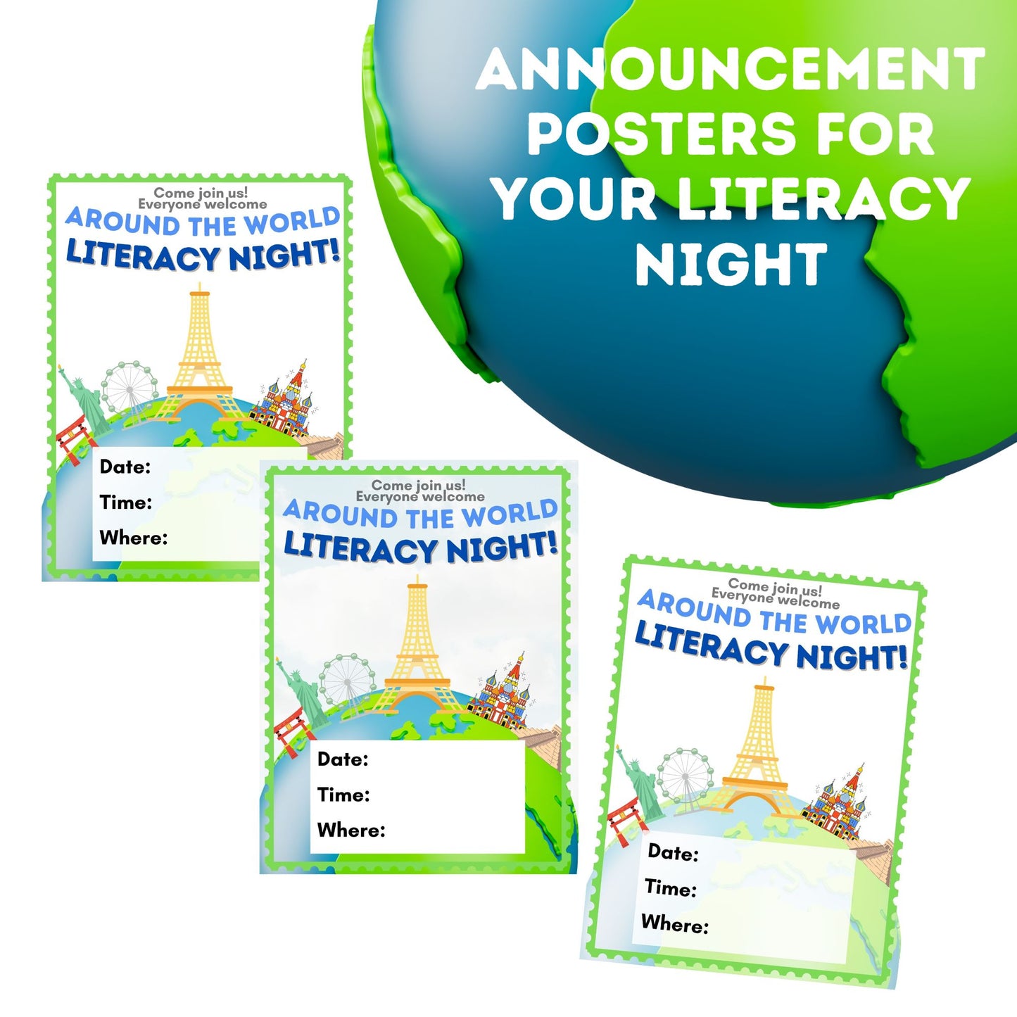 Around the World Literacy Night