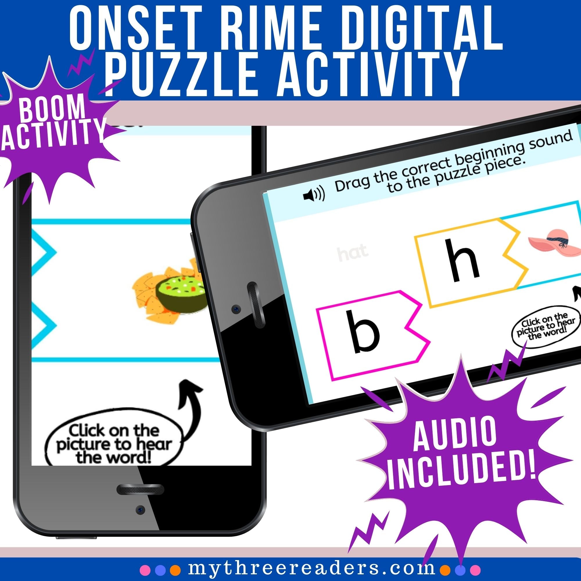 First Onset Activity Onset Rime Puzzle Digital Activity – My Three Readers