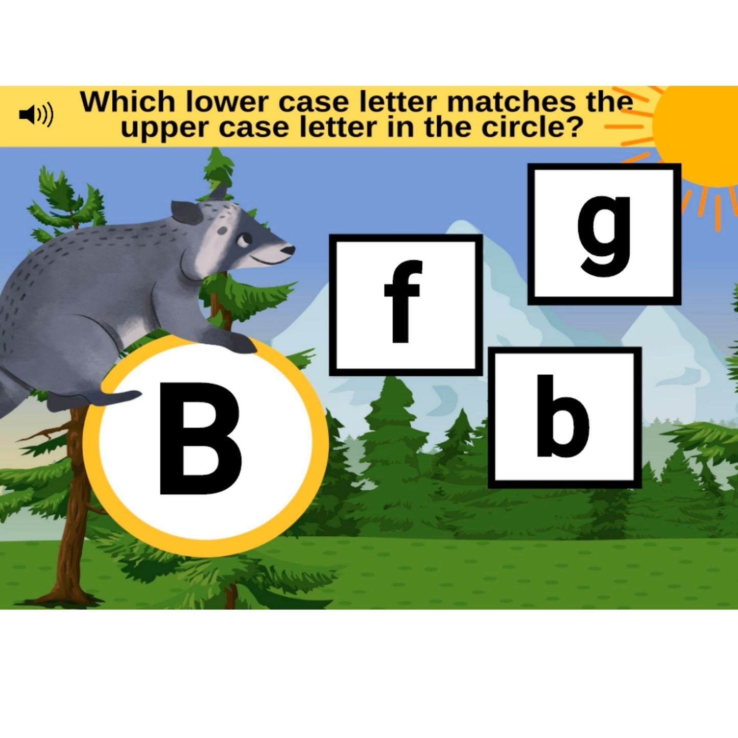 Matching Uppercase and Lowercase Letters Digital Activity