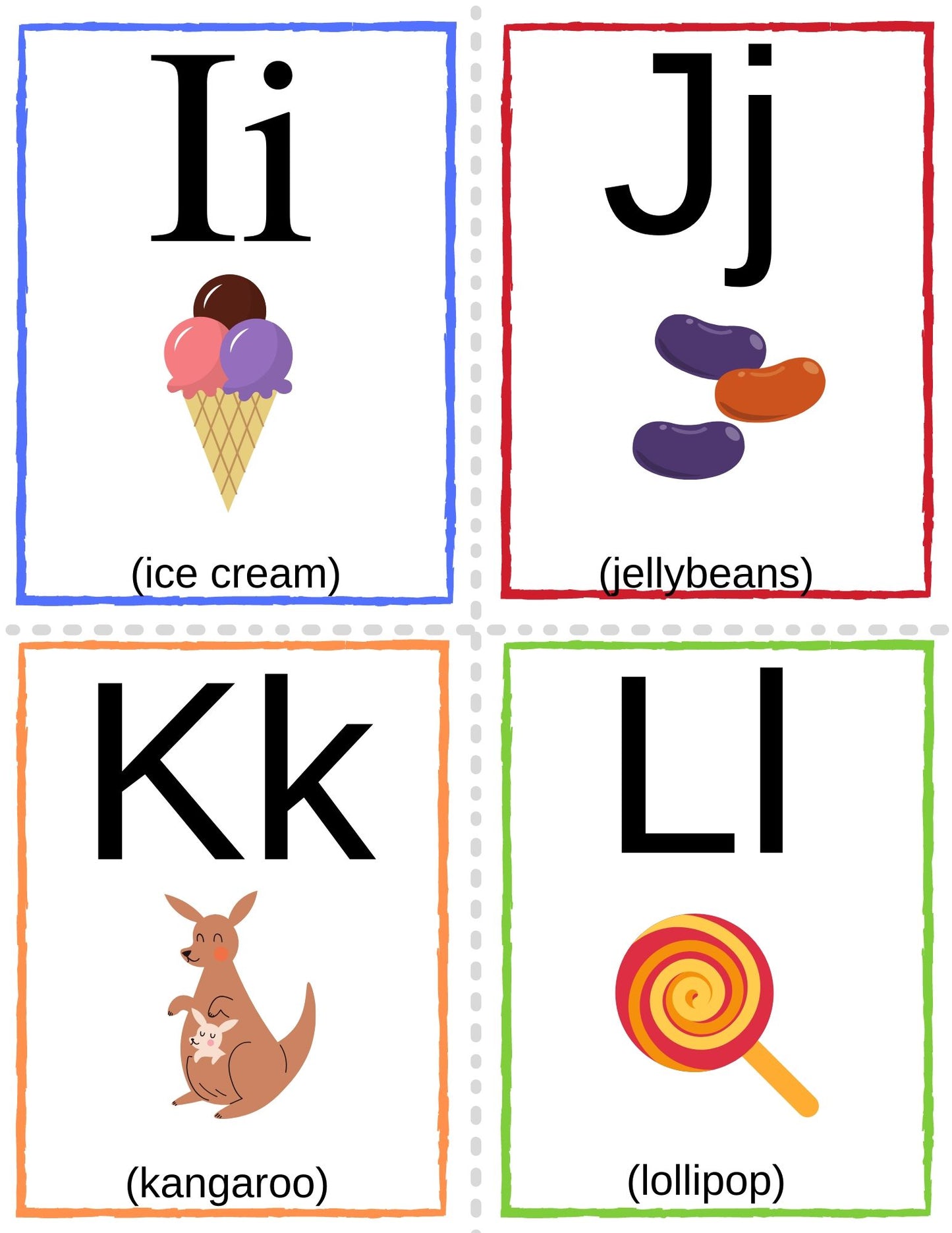 Alphabet Flashcards with Pictures