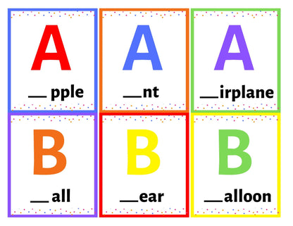Beginning Sounds Picture Cards (Double-sided)