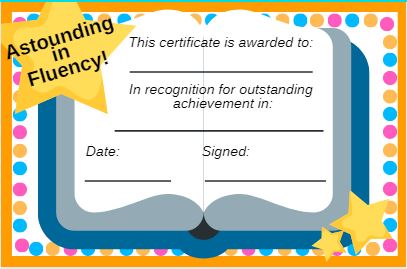 Printable Reading Certificates
