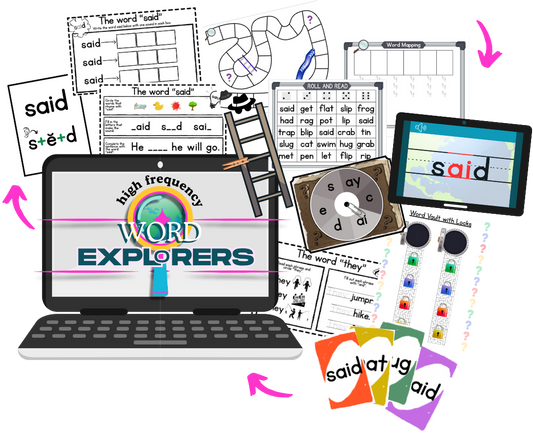 High Frequency Word Explorers - *30 Day Trial Exclusive Offer