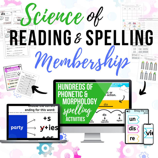 Membership Subscription with with Phonemic Awareness Bundle FREE (Limited Time)