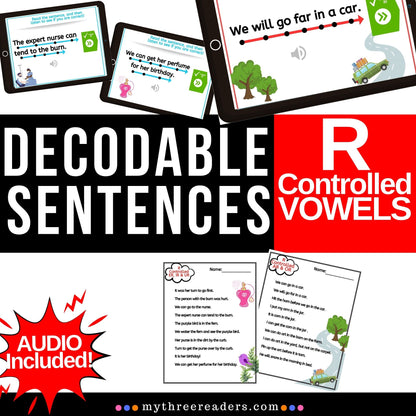 Decodable Sentences with R-Controlled Vowel Words