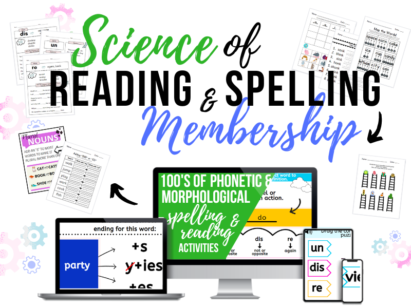Membership Subscription with Science of Spelling Bundle*