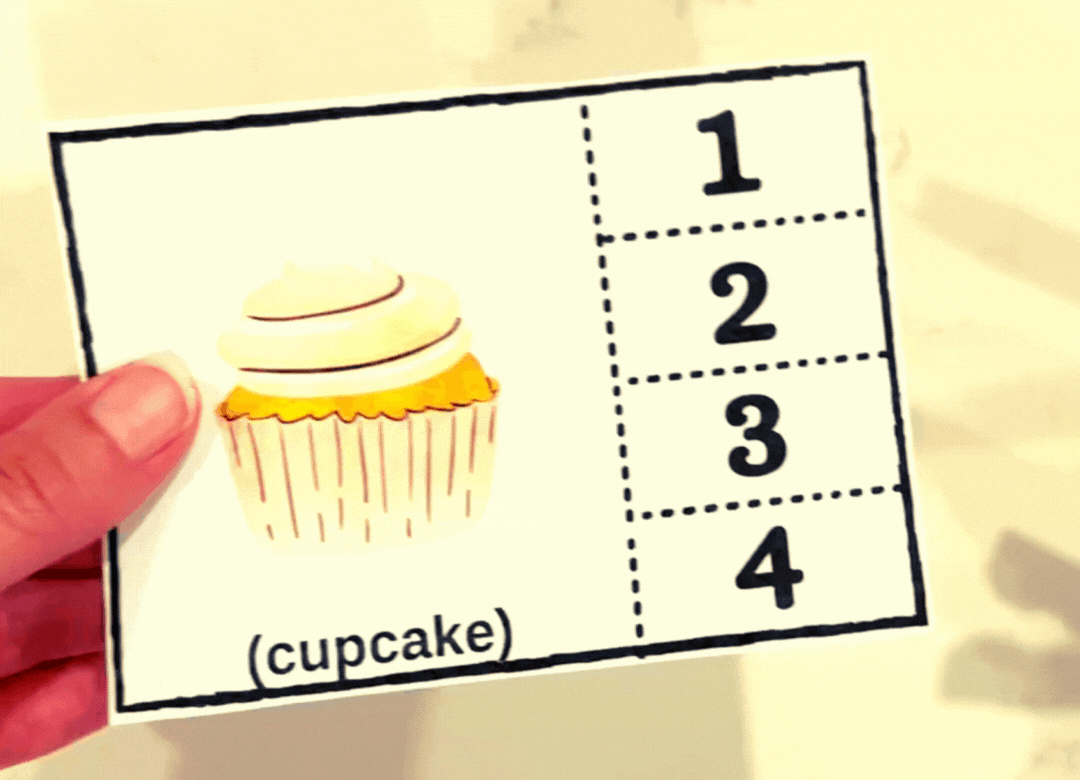 Syllable Clip Cards Phonemic Awareness Bundle