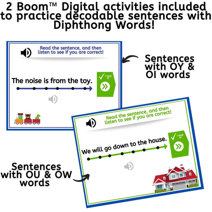Decodable Sentences with Diphthongs
