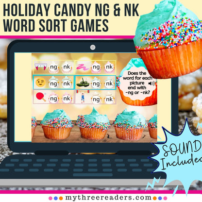 -NG and -NK Sweets Themed Digital Activities