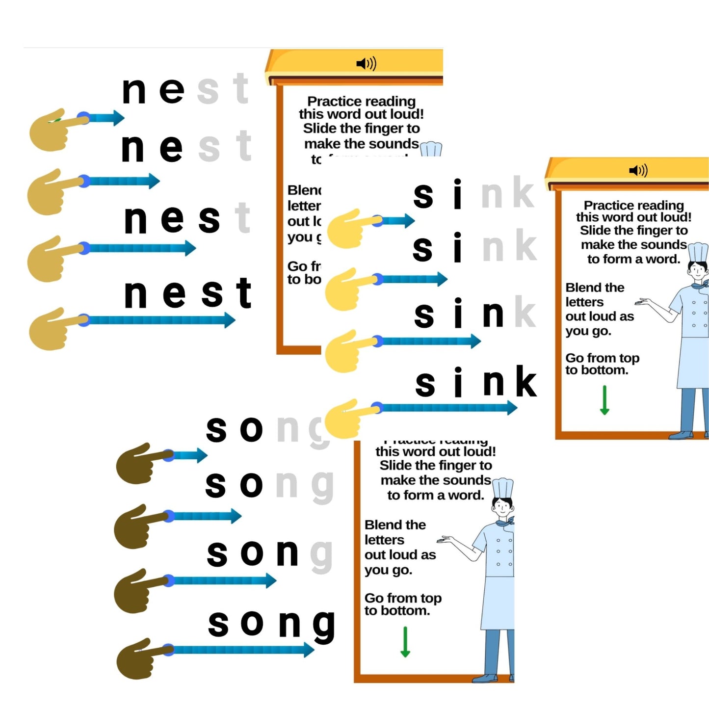 Segmenting & Blending Consonant Final Blends