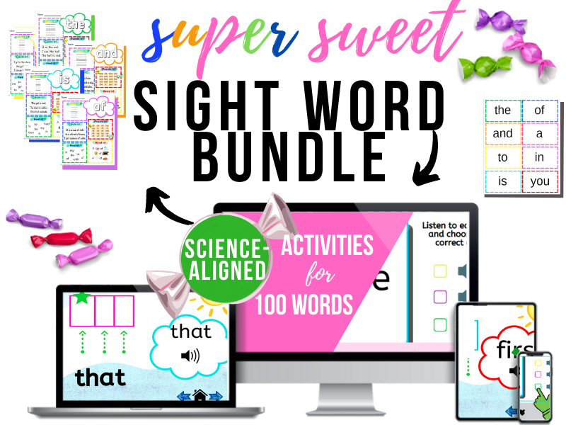 *Sweet "Sight Word" Bundle